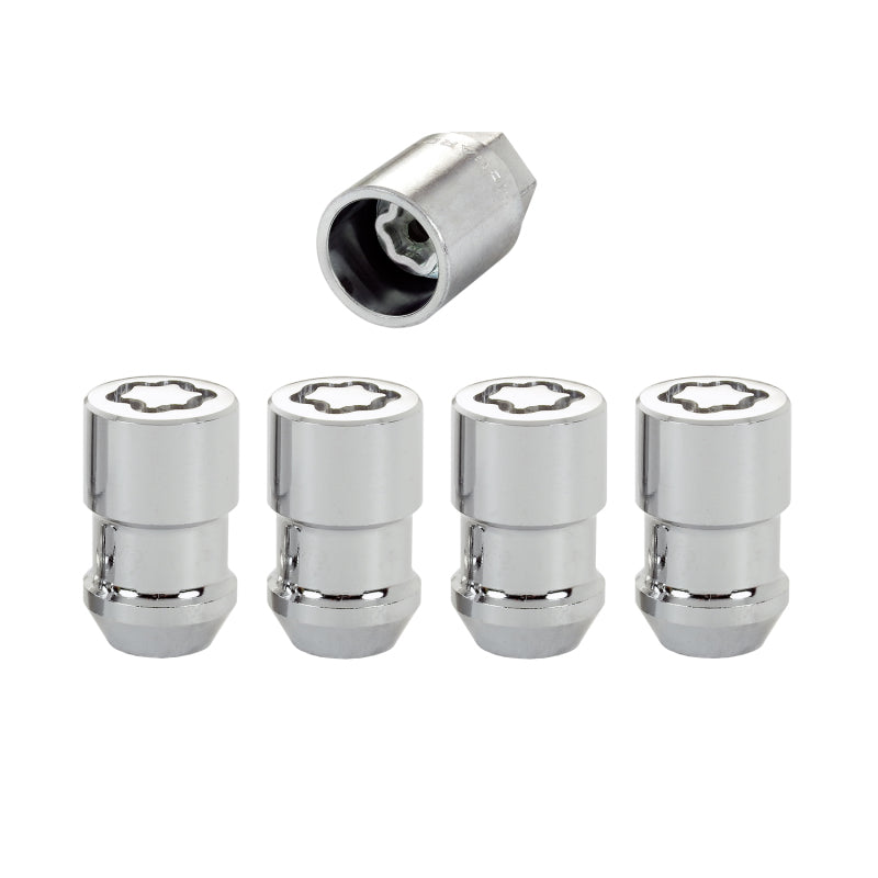 McGard Wheel Lock Nut Set - 4pk. (Cone Seat) 7/16-20 / 3/4 Hex / 1.46in. Length - Chrome - Black Ops Auto Works