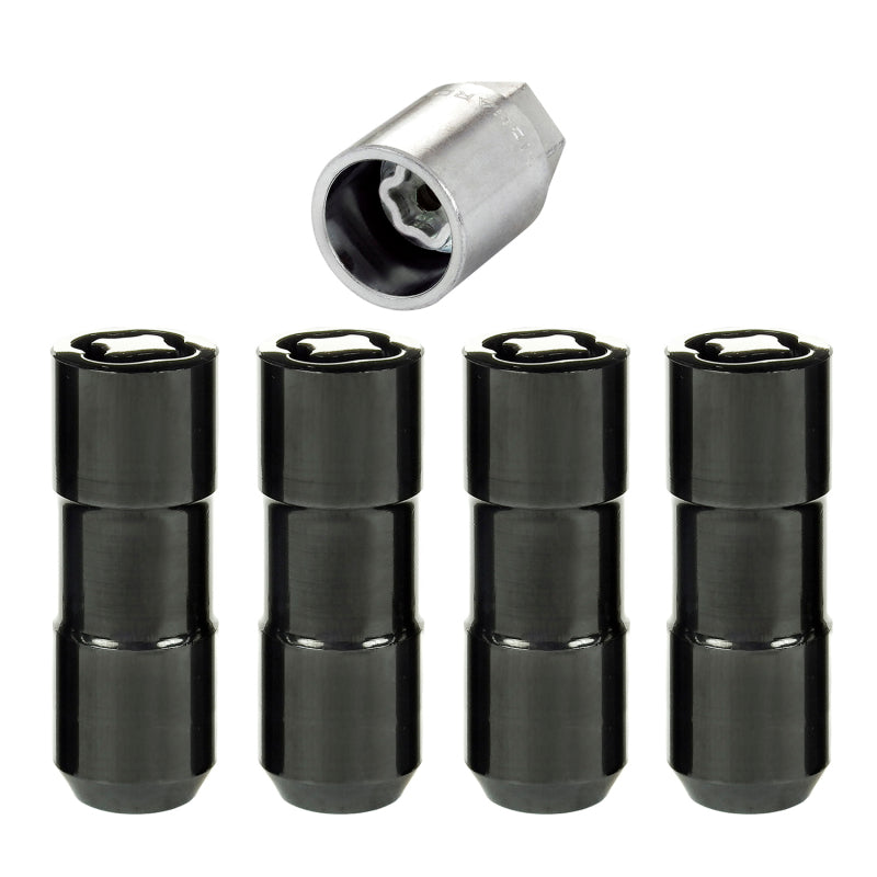 McGard McGard Wheel Lock Nut Set - 4pk. (Cone Seat Duplex) 9/16-18 / 7/8 Hex / 2.5in. Length - Black