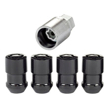 Load image into Gallery viewer, McGard Wheel Lock Nut Set - 4pk. (Cone Seat) M12X1.5 / 19mm &amp; 21mm Dual Hex / 1.46in. Length - Black - Black Ops Auto Works
