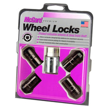 Load image into Gallery viewer, McGard Wheel Lock Nut Set - 4pk. (Cone Seat) M14X1.5 / 21mm &amp; 22mm Dual Hex / 1.639in. L - Black - Black Ops Auto Works