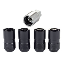 Load image into Gallery viewer, McGard Wheel Lock Nut Set - 4pk. (Cone Seat) M14X1.5 / 21mm &amp; 22mm Dual Hex / 1.639in. L - Black - Black Ops Auto Works