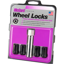 Load image into Gallery viewer, McGard Wheel Lock Nut Set - 4pk. (Tuner / Cone Seat) M12X1.25 / 13/16 Hex / 1.24in. Length - Black - Black Ops Auto Works