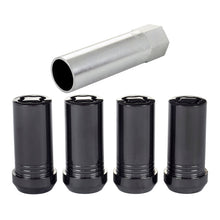 Load image into Gallery viewer, McGard Wheel Lock Nut Set - 4pk. (Tuner / Cone Seat) M14X1.5 / 1in. Hex / 1.935in. Length - Black - Black Ops Auto Works