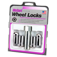 Load image into Gallery viewer, McGard Wheel Lock Nut Set - 4pk. (Tuner / Cone Seat) M14X1.5 / 22mm Hex / 1.648in. Length - Chrome - Black Ops Auto Works
