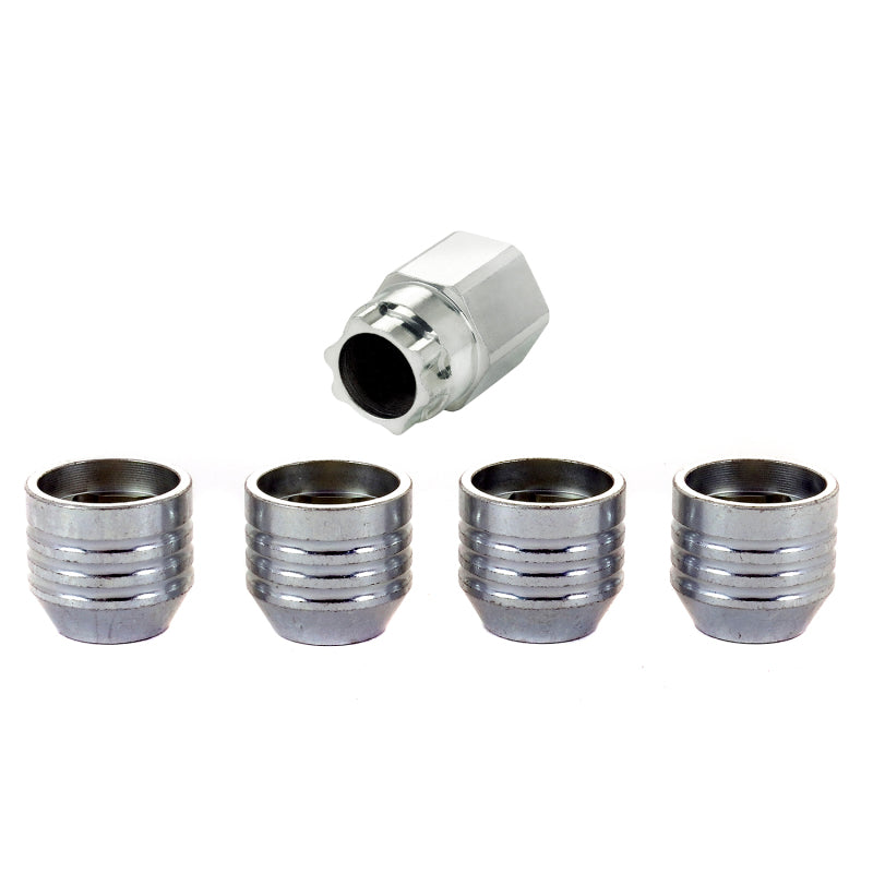 McGard Wheel Lock Nut Set - 4pk. (Under Hub Cap / Cone Seat) 9/16-18 / 7/8 Hex / 1.015in. L - Black Ops Auto Works