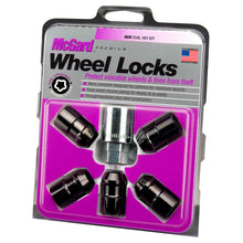 Load image into Gallery viewer, McGard Wheel Lock Nut Set - 5pk. (Cone Seat) 1/2-20 / 3/4 &amp;13/16 Dual Hex / 1.46in. Length - Black - Black Ops Auto Works