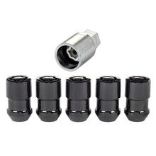 Load image into Gallery viewer, McGard Wheel Lock Nut Set - 5pk. (Cone Seat) 1/2-20 / 3/4 &amp;13/16 Dual Hex / 1.46in. Length - Black - Black Ops Auto Works