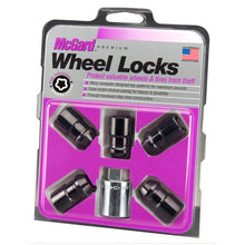 Load image into Gallery viewer, McGard Wheel Lock Nut Set - 5pk. (Cone Seat) M12X1.5 / 3/4 Hex / 1.46in. Length - Black - Black Ops Auto Works