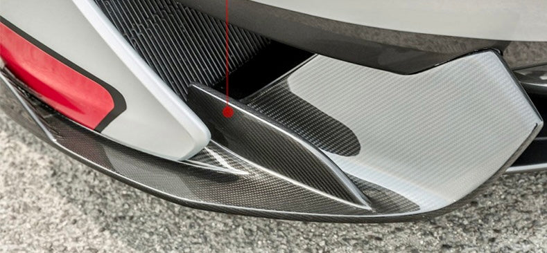 McLaren 570 & 600LT Dry Carbon Front Aero Blades - Black Ops Auto Works