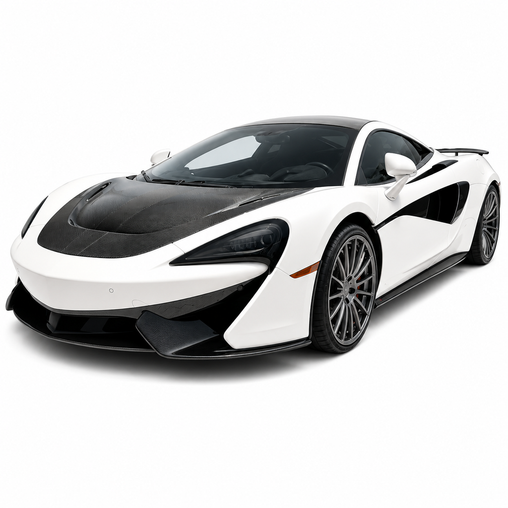 Forged carbon fiber hood option for McLaren 570S and 600LT Coupe and Spider