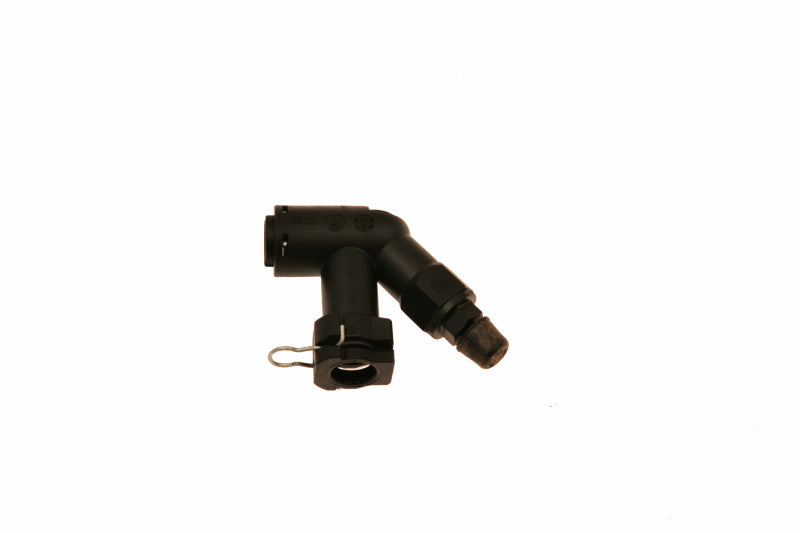 McLeod Fitting Elbow Connector W/Bleed Screw For Wire Clip Male Plug In Fittings - Black Ops Auto Works