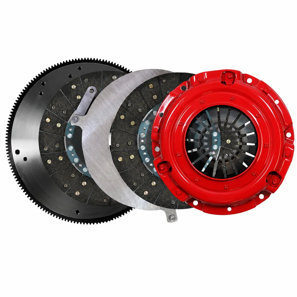McLeod Racing RST HD Twin w/ Steel Flywheel - 97-15 GM LS 6 Bolt Crank - 1-1/8 x 26 Spline - 168T - McLeod Racing MLR6405507M