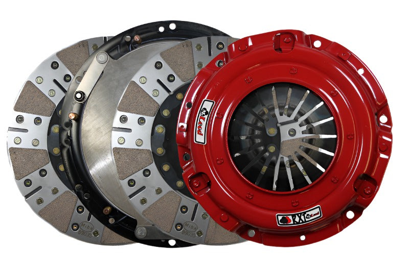 McLeod Racing McLeod RXT Twin Disc Clutch Kit Chevy LSA 1-1/8 X 26 Spline Sprung Hub 6 Bolt Modular Assy w/ AL FW