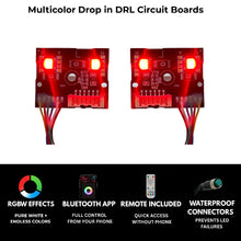 Load image into Gallery viewer, RGB Halo Kits Mercedes Benz C-Class RGBW Multicolor DRL Boards (2015-2023)