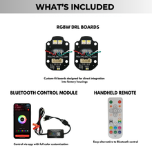 Load image into Gallery viewer, RGB Halo Kits Mercedes Benz C-Class RGBW Multicolor DRL Boards (2015-2023)