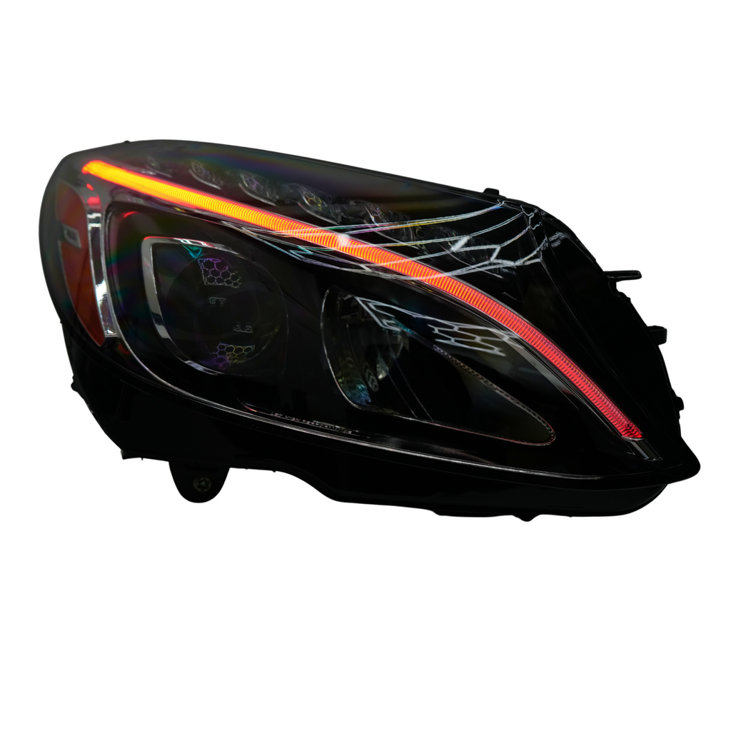 RGB Halo Kits E8 | A12 | P2 - BX1 Mercedes Benz C-Class RGBW Multicolor DRL Boards (2015-2023)
