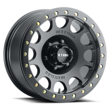Load image into Gallery viewer, Method Wheels Method MR105 V3 Beadlock 17x9 -38mm Offset 8x6.5 130.81mm CB Matte Black Wheel w/ BH-H24125