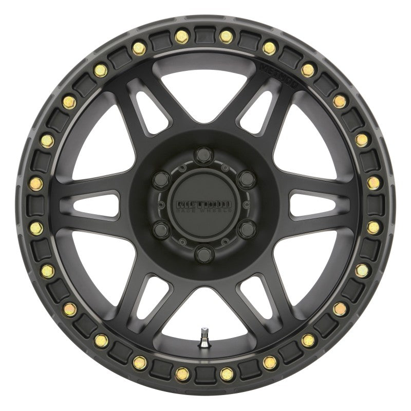 Method MR106 Beadlock 17x9 -44mm Offset 5x5 71.5mm CB Matte Black w/BH-H24125 Wheel - Black Ops Auto Works