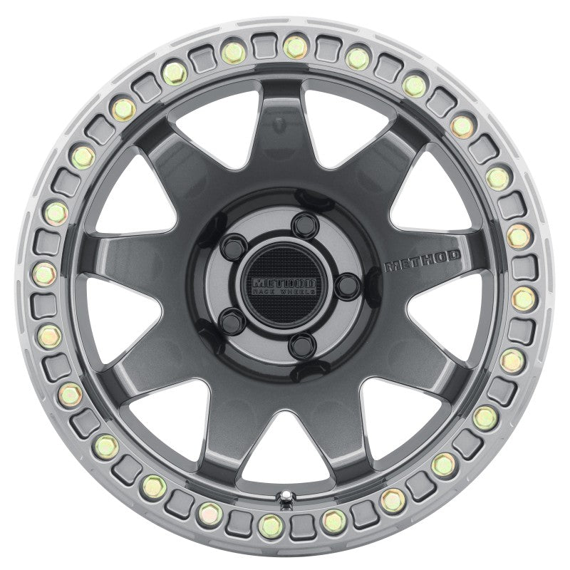 Method Wheels Method MR108 17x9 -44mm Offset 5x5 71.5mm CB Gloss Titanium w/BH-H24125-38 Wheel