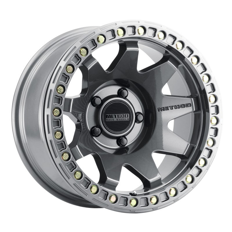 Method Wheels Method MR108 17x9 -44mm Offset 5x5 71.5mm CB Gloss Titanium w/BH-H24125-38 Wheel