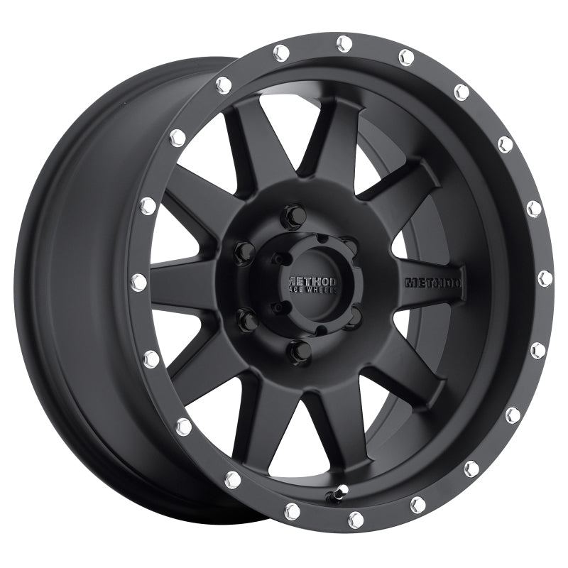 Method Wheels Method MR301 The Standard 15x7 -6mm Offset 6x5.5 108mm CB Matte Black Wheel