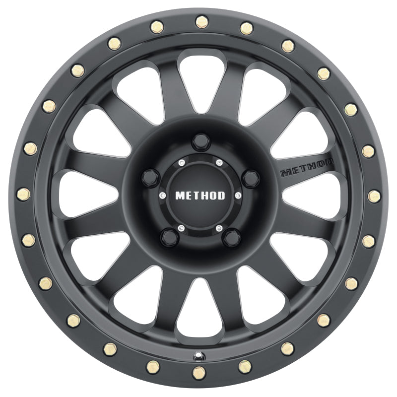 Method Wheels Method MR304 Double Standard 15x8 -24mm Offset 5x4.5 83mm CB Matte Black Wheel