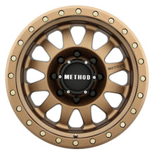 Load image into Gallery viewer, Method Wheels Method MR304 Double Standard 17x8.5 0mm Offset 8x6.5 130.81mm CB Method Bronze Wheel