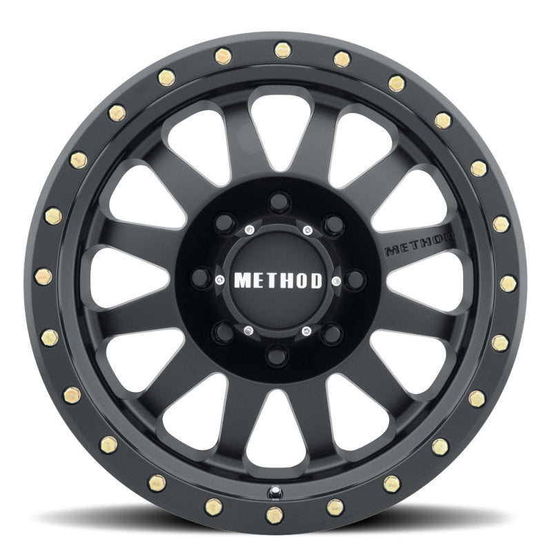 Method Wheels Method MR304 Double Standard 18x9 -12mm Offset 8x6.5 130.81mm CB Matte Black Wheel