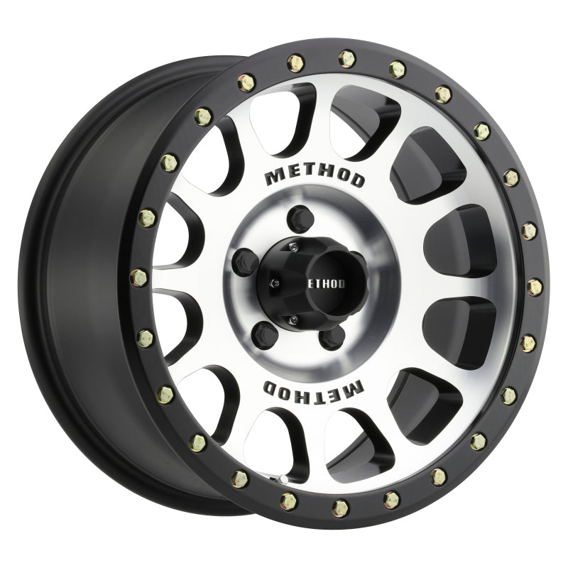 Method MR305 NV 17x8.5 0mm Offset 5x5.5 108mm CB Machined/Black Street Loc Wheel - Black Ops Auto Works