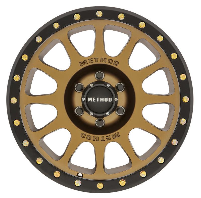 Method Wheels Method MR305 NV 17x8.5 0mm Offset 6x5.5 108mm CB Method Bronze/Black Street Loc Wheel