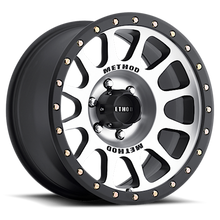 Load image into Gallery viewer, Method Wheels Method MR305 NV 17x8.5 25mm Offset 6x5.5 108mm CB Machined/Black Street Loc Wheel