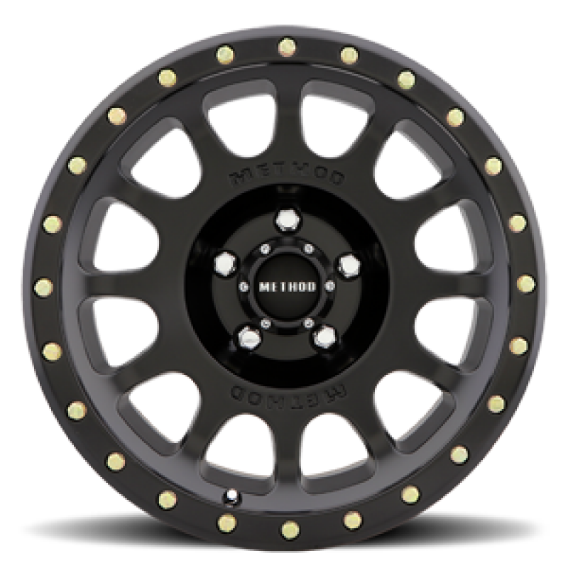 Method Wheels Method MR305 NV 18x9 0mm Offset 5x150 116.5mm CB Matte Black Street Loc Wheel