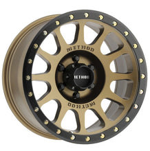 Load image into Gallery viewer, Method Wheels Method MR305 NV 18x9 0mm Offset 6x135 94mm CB Method Bronze/Black Street Loc Wheel