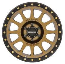 Load image into Gallery viewer, Method Wheels Method MR305 NV 18x9 -12mm Offset 6x5.5 108mm CB Method Bronze/Black Street Loc Wheel