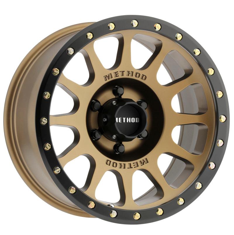 Method Wheels Method MR305 NV 18x9 +18mm Offset 6x5.5 108mm CB Method Bronze/Black Street Loc Wheel