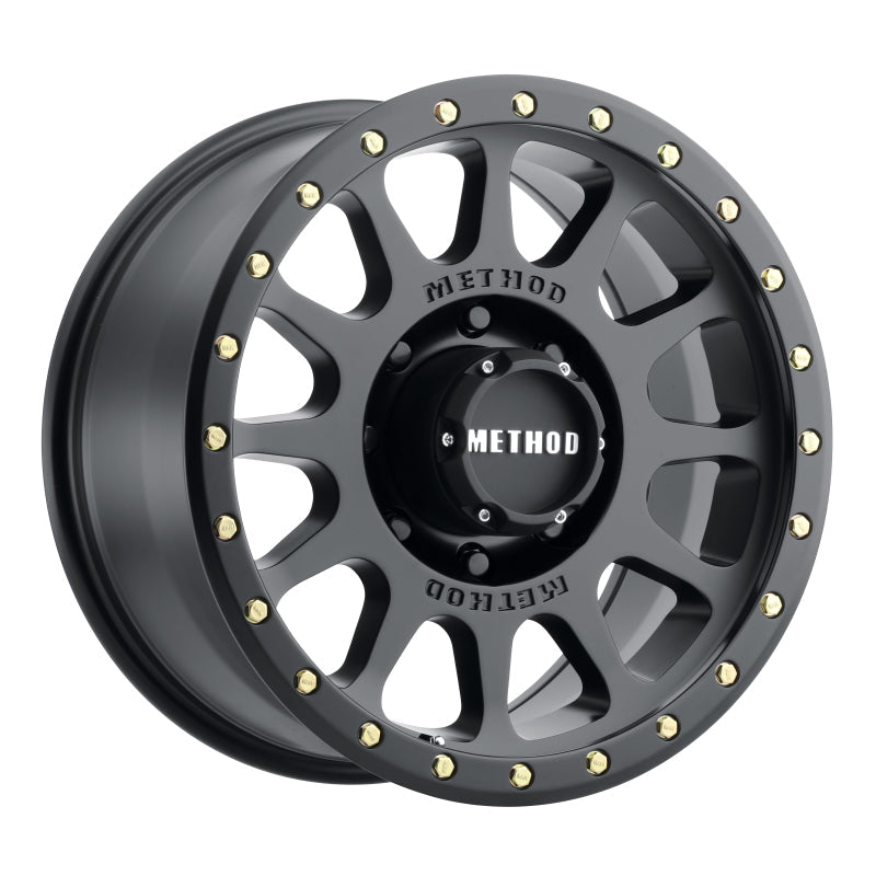 Method MR305 NV 18x9 +18mm Offset 8x6.5 130.81mm CB Matte Black Wheel - Black Ops Auto Works