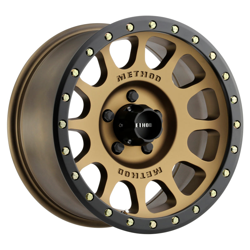 Method Wheels Method MR305 NV 18x9 +25mm Offset 5x150 116.5mm CB Method Bronze/Black Street Loc Wheel