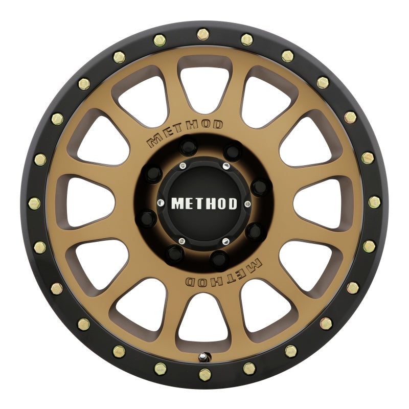Method Wheels Method MR305 NV 20x9 +18mm Offset 8x170 130.81mm CB Method Bronze/Black Street Loc Wheel
