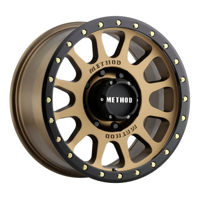 Method Wheels Method MR305 NV 20x9 +18mm Offset 8x170 130.81mm CB Method Bronze/Black Street Loc Wheel