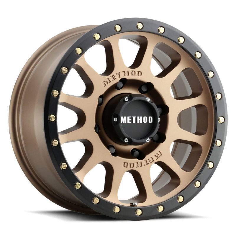 Method Wheels Method MR305 NV HD 18x9 +18mm Offset 8x170 130.81mm CB Method Bronze/Black Street Loc Wheel