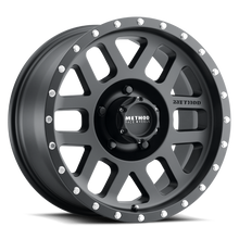 Load image into Gallery viewer, Method Wheels Method MR306 Mesh 17x8.5 0mm Offset 5x4.5 83mm CB Matte Black Wheel