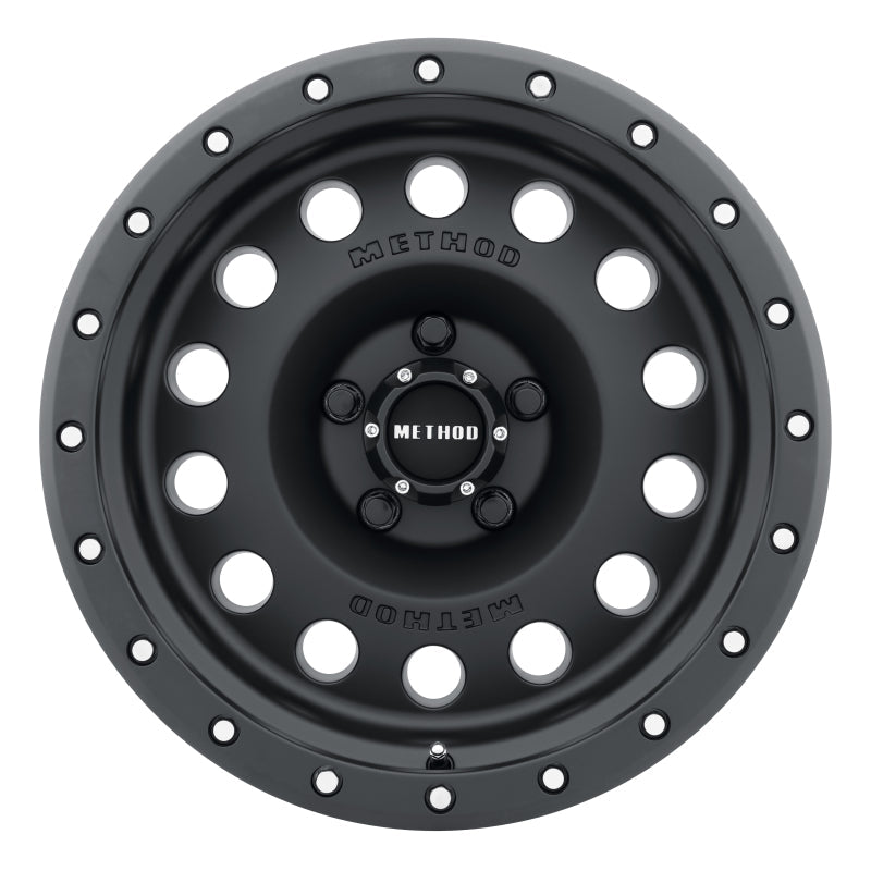 Method Wheels Method MR307 Hole 17x8.5 0mm Offset 5x5 94mm CB Matte Black Wheel