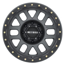 Load image into Gallery viewer, Method Wheels Method MR309 Grid 18x9 +18mm Offset 8x6.5 130.81mm CB Titanium/Black Street Loc Wheel