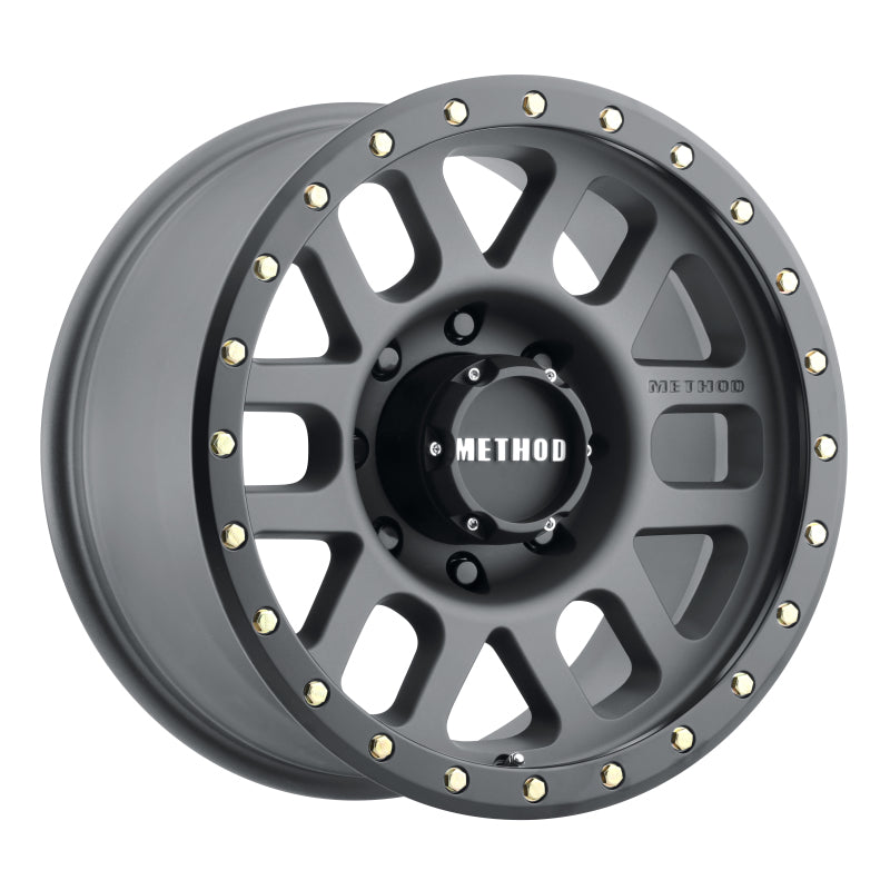 Method Wheels Method MR309 Grid 18x9 +18mm Offset 8x6.5 130.81mm CB Titanium/Black Street Loc Wheel