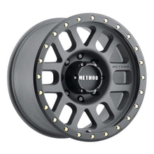 Load image into Gallery viewer, Method Wheels Method MR309 Grid 18x9 +18mm Offset 8x6.5 130.81mm CB Titanium/Black Street Loc Wheel