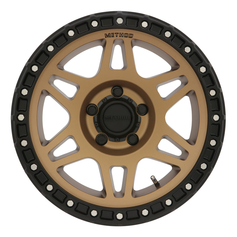 Method MR312 17x8.5 0mm Offset 5x5 71.5mm CB Method Bronze/Black Street Loc Wheel - Black Ops Auto Works