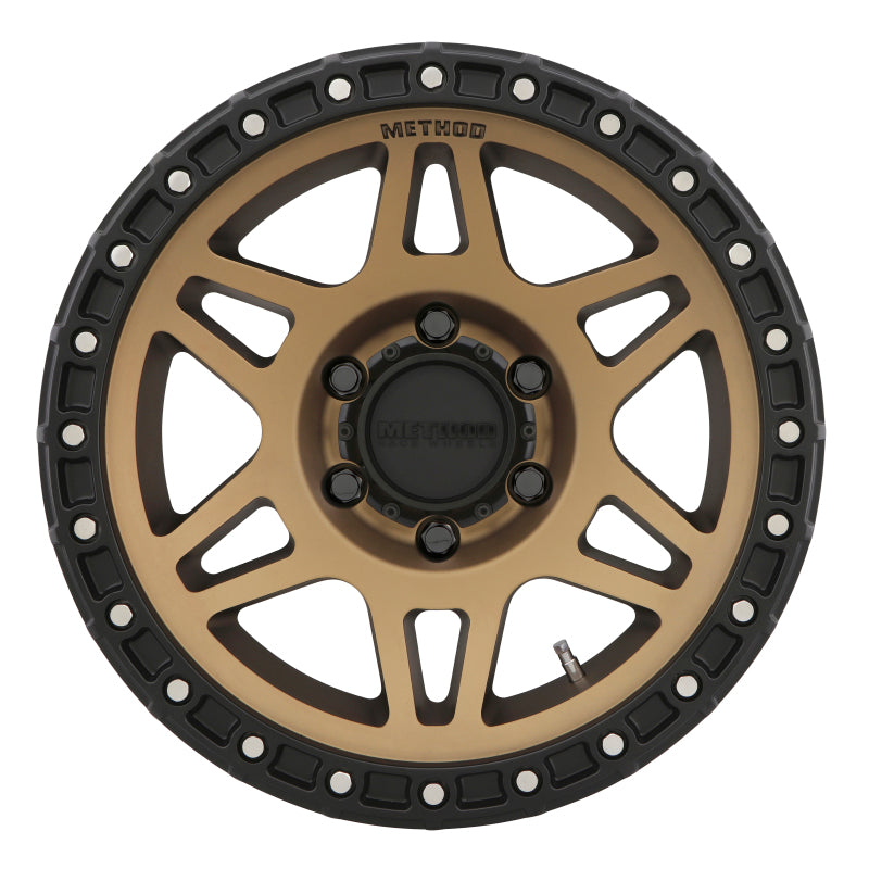 Method Wheels Method MR312 17x8.5 0mm Offset 6x120 67mm CB Method Bronze/Black Street Loc Wheel