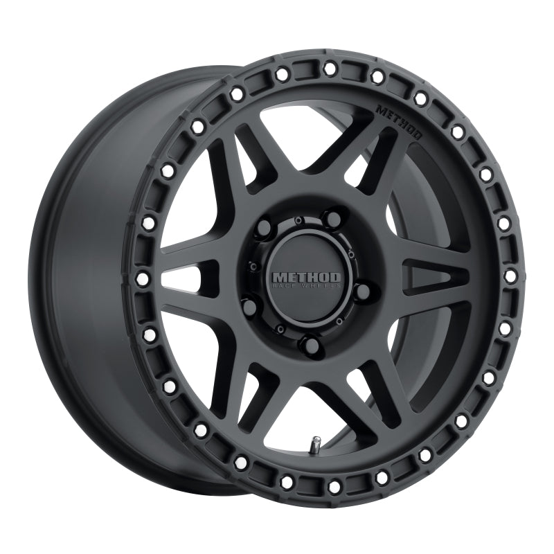 Method MR312 17x9 -12mm Offset 5x5 71.5mm CB Matte Black Wheel - Black Ops Auto Works