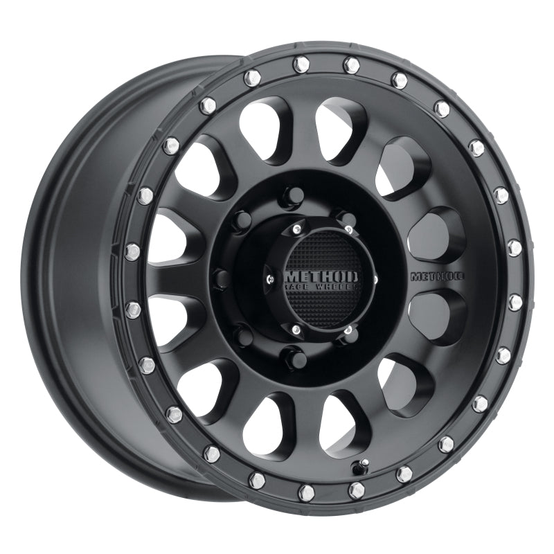 Method Wheels Method MR315 17x8.5 0mm Offset 8x180 130.81mm CB Matte Black Wheel