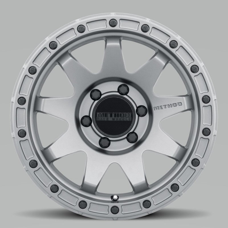 Method Wheels Method MR317 17x8.5 0mm Offset 6x5.5 106.25mm CB Matte Titanium Wheel